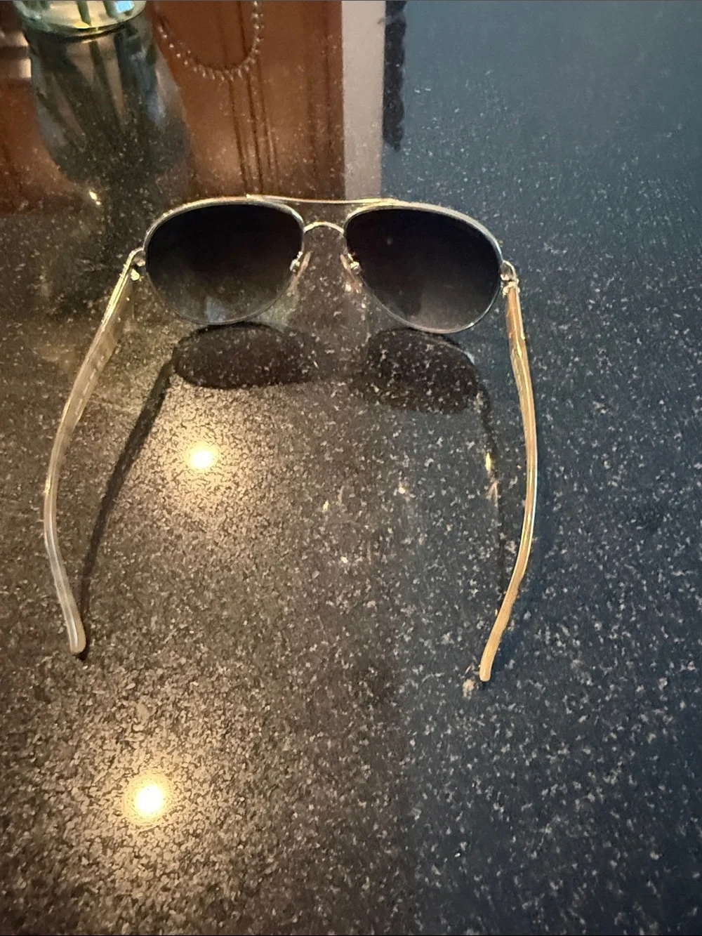 Burberry silver Frame Sunglasses with Dark Gradient Lenses